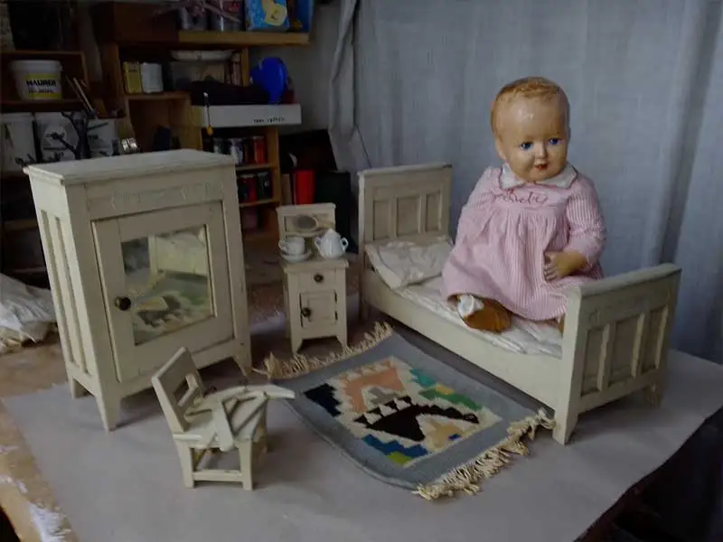restauro giocattoli in legno - giochi per bambini restaurati - Mangiafuoco